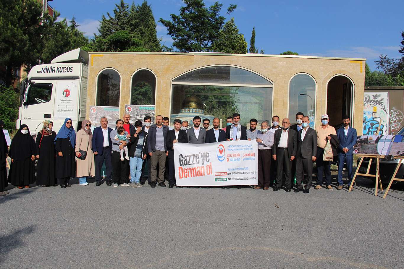 Kudüs tanıtım maketi İstanbul'dan Anadolu'ya doğru yolculuğuna başladı Kudüs tanıtım maketi İstanbul'dan Anadolu'ya doğru yolculuğuna başladı
